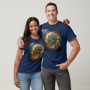Drittes Auge Landhausstil Bullauge Fenster T-Shirt