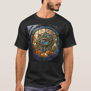 Drittes Auge Landhausstil Bullauge Fenster T-Shirt