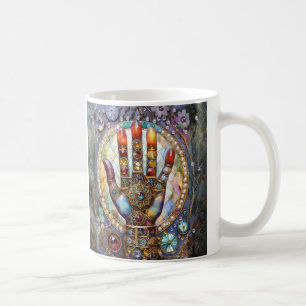 Drittes Auge Mystisches Palm Kaffeetasse