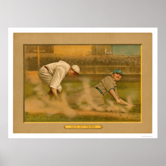Drittes Basisspiel Baseball 1911 Poster