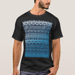 Drittes ethnisches, nahtloses Muster der Stämme. T-Shirt
