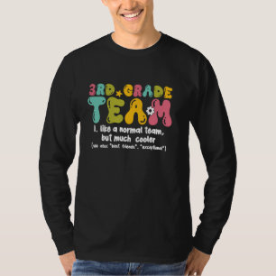 Drittes Team wie ein normales Team, aber sehr viel T-Shirt