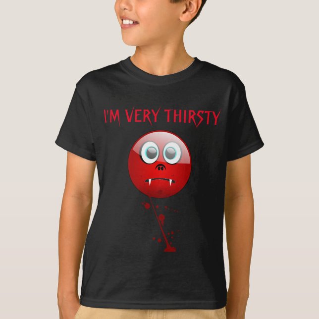DRITTSTE VAMPIRE HAPPGESICHT T-Shirt (Vorderseite)