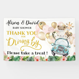 Drive by Baby Dusche WELCOME BANNER   Niedlich Saf