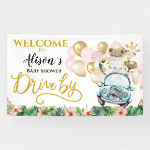 Drive by Baby Dusche WELCOME BANNER   Niedlich Saf