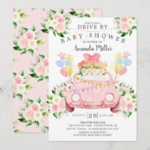 Drive by Girls Kinderdusche Einladung