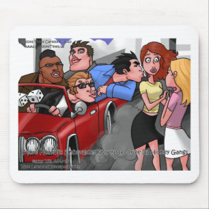 Drive By Hickey Gangs Lustige T-Shirts Tassen & Ge Mousepad