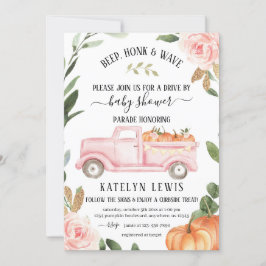 Drive by Pumpkin Girl Kinderdusche Einladung