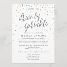 Drive by Sprinkle by Baby Shower Einladung