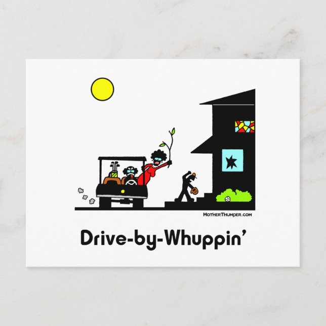 Drive-by-Whuppin Postkarte (Vorderseite)