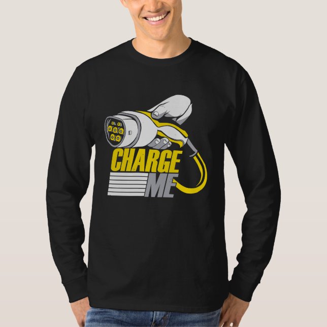 Drive Electric Cars EV Electric Vehicle T-Shirt (Vorderseite)