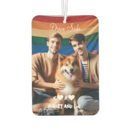 Drive Safe Gay Couple Liebe | Benutzerdefiniertes  Autolufterfrischer
