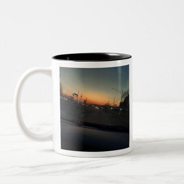 Drivin' Zweifarbige Tasse (Links)