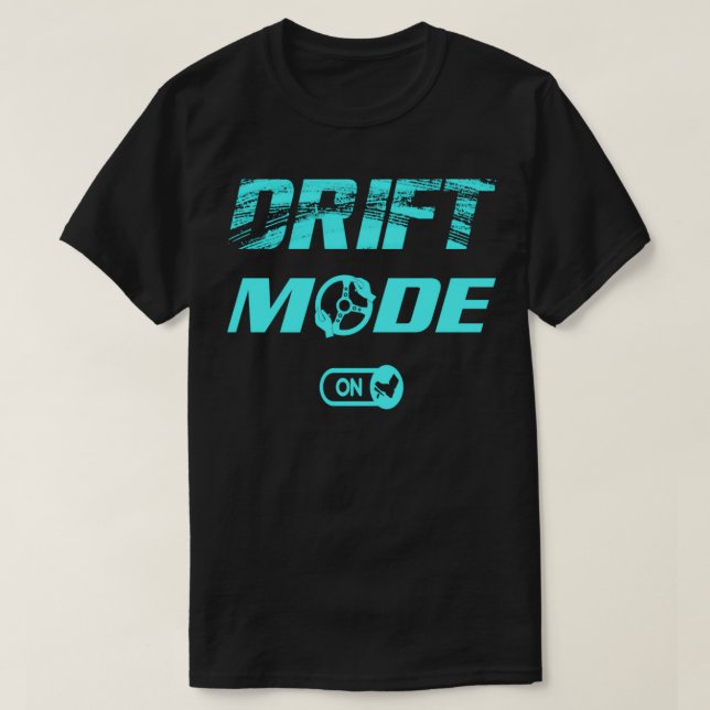 Driving Cars Drift Mode on Men Auto Racing Mechan T-Shirt (Design vorne)
