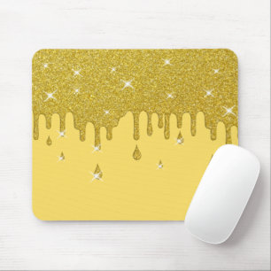 Driving Gold Glitzer Effect & Glitzern Mousepad