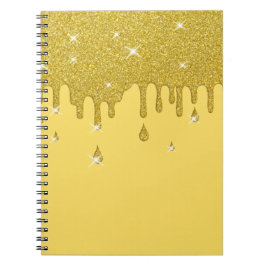 Driving Gold Glitzer Effect & Glitzern Notizblock