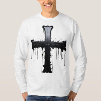 Driving Gothic Cross Symbol T-Shirt