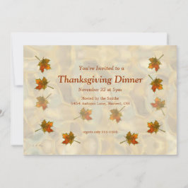 Driving Herbstlaubs Erntedank Einladung