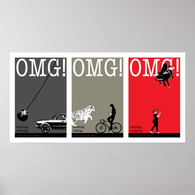 driving. riding. walking. 5 poster (Vorne)