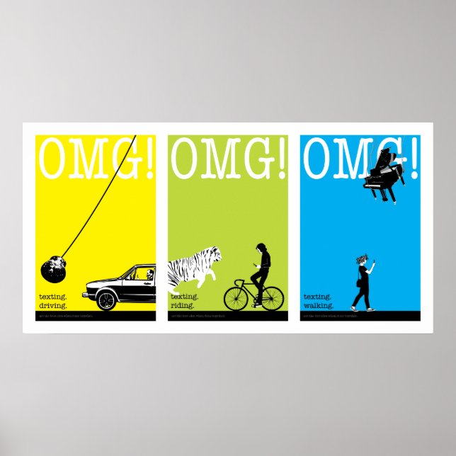 driving. riding. walking. poster (Vorne)