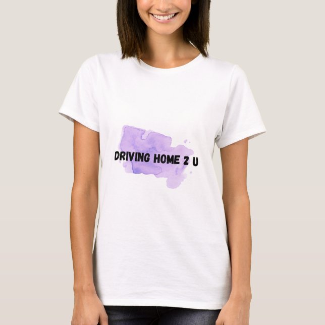 Driving Zuhause 2 U Olivia Rodrigo SOUR T-Shirt (Vorderseite)