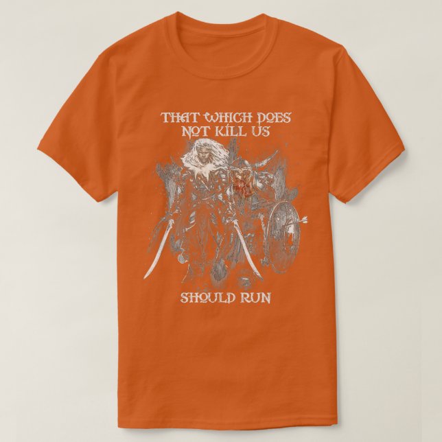 Drizzt DoUrden und Bruenor Battle Hammer T-Shirt (Design vorne)