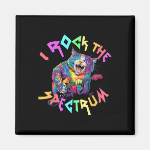 Droge Ich Rocke Das Spektrum Autismus Vater Friede Magnet