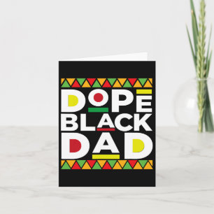 Droge Schwarzer Vater Afroamerikanischer Afrikanis Karte