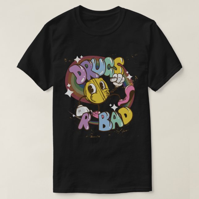 Drogen R Bad Mkay Funny Anti-Drogen Pullover Hoodi (Design vorne)