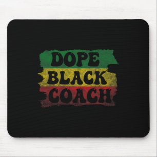 Drogen Schwarzer Coach Afroamerikaner Schwarze Ges Mousepad