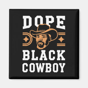 Drogen Schwarzer Cowboy Afrikanischer Cowboy Schwa Magnet