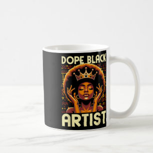 Drogen Schwarzer Künstler Afroamerikanischer Kunst Kaffeetasse