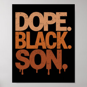 Drogen Schwarzer Sohn Black History Month Juneteen Poster