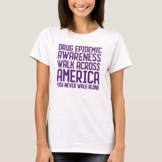 Drogenepidemie Erweckung im gesamten amerikanische T-Shirt