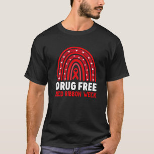 Drogenfreie Rote Schleimhaut-Woche T-Shirt