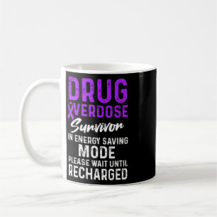 Drogenüberdosis-Bewusstseins-Krieger Überlebender  Kaffeetasse
