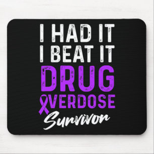 Drogenüberdosis-Bewusstseins-Krieger Überlebender Mousepad