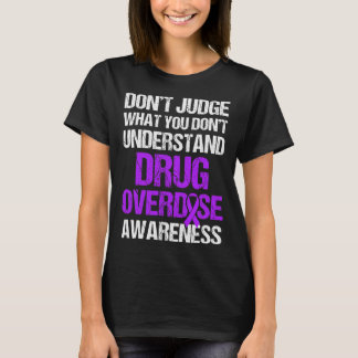 Drogenüberdosis-Bewusstseins-Krieger Überlebender T-Shirt