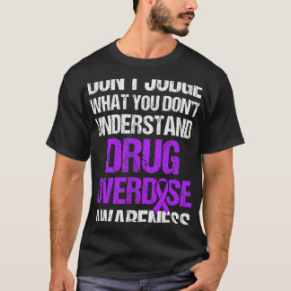 Drogenüberdosis-Bewusstseins-Warrior Überlebender T-Shirt