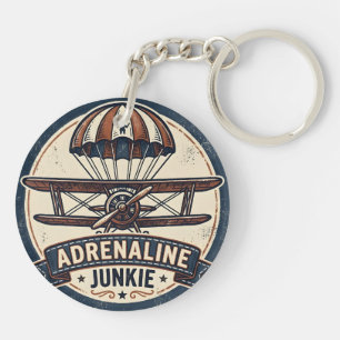 Drogué à l'adrénaline Skydiving vintage