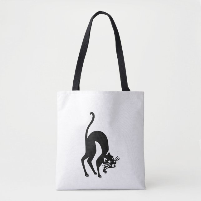 Drohnde Katze Tasche (Vorderseite)