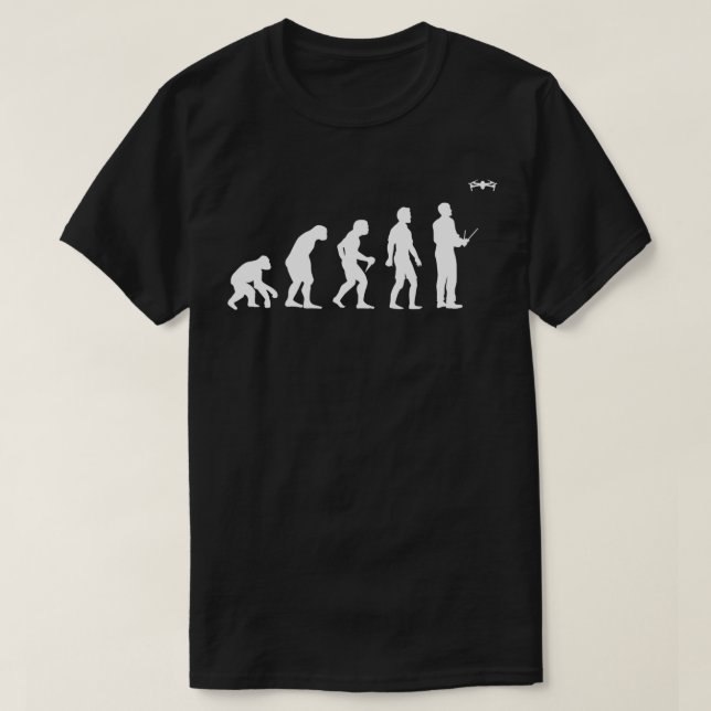 Drohne Evolution Drone Pilot Quadrocopter Flying G T-Shirt (Design vorne)