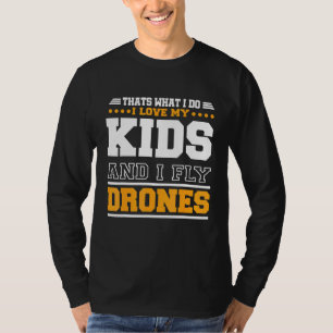 Drohne Mama Vater Kids Drone Pilot Eltern T-Shirt