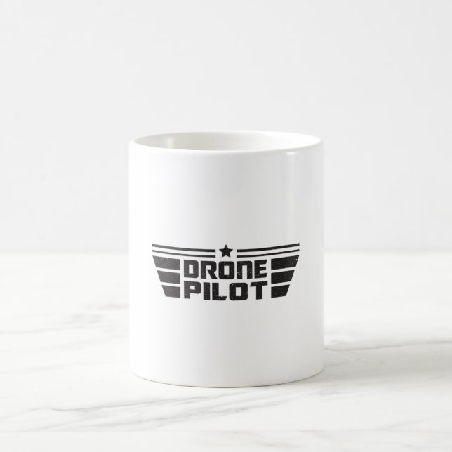 Drohne Pilot Kamera Quadcopter FPV Funny Gift Idea Kaffeetasse (Mittel)