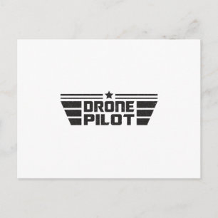 Drohne Pilot Kamera Quadcopter FPV Funny Gift Idea Postkarte