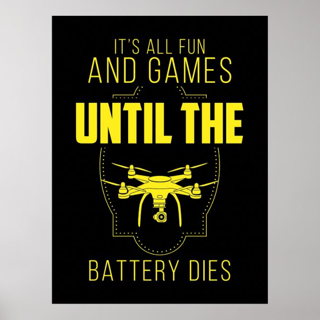 Drohne zu fliegen ist mein Spiel Poster (Vorne)