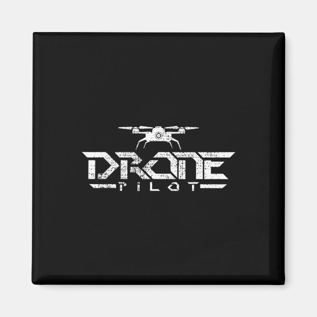 Drohnengift Quadcopter Magnet (Vorne)