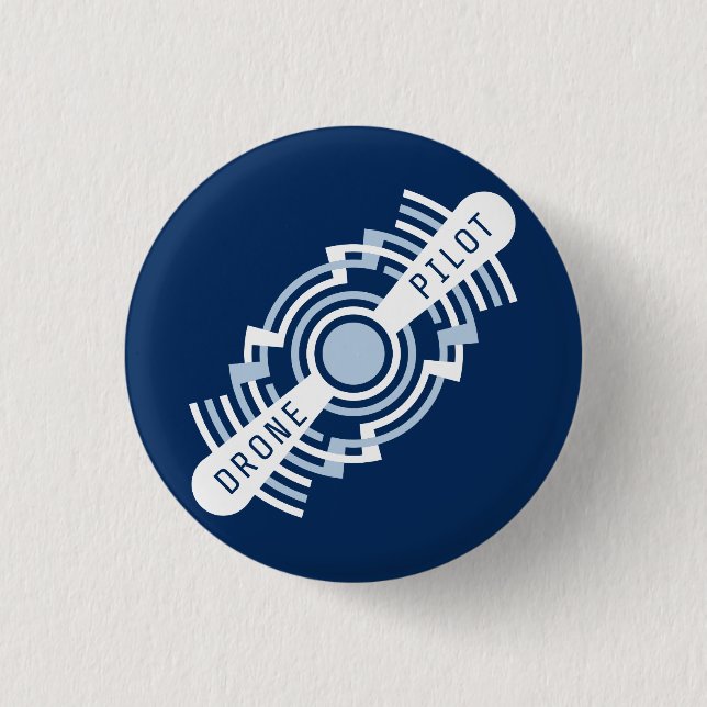 Drohnenpilot Button (Vorderseite)