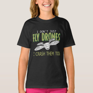 Drohnenpilot Multirotor-Quadcopter zerstört sie au T-Shirt