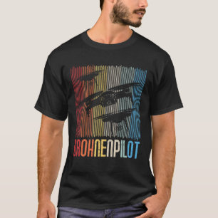 Drohnenpilot Vintag Quadrocopter Fpv Rc Drone Dron T-Shirt